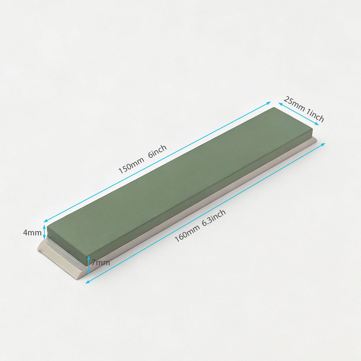 1pc 1200# 12μm Fine Resin Bond 1x6 Diamond Sharpening Stone Compatible with Hapstone, Edge Pro, TSProf, Jende JIGS Guided Sharpening System